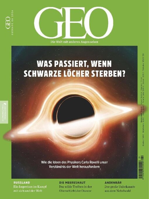 Title details for GEO by DPV Deutscher Pressevertrieb - Available